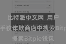 比特派中文网  用户需要在手狡诈欺商店中搜索Bitpie钱包