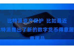 比特派资产保护  比如最近比特派推出了新的数字货币得意居品