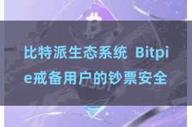 比特派生态系统  Bitpie戒备用户的钞票安全