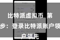比特派虚拟币  第一步：登录比特派账户领先